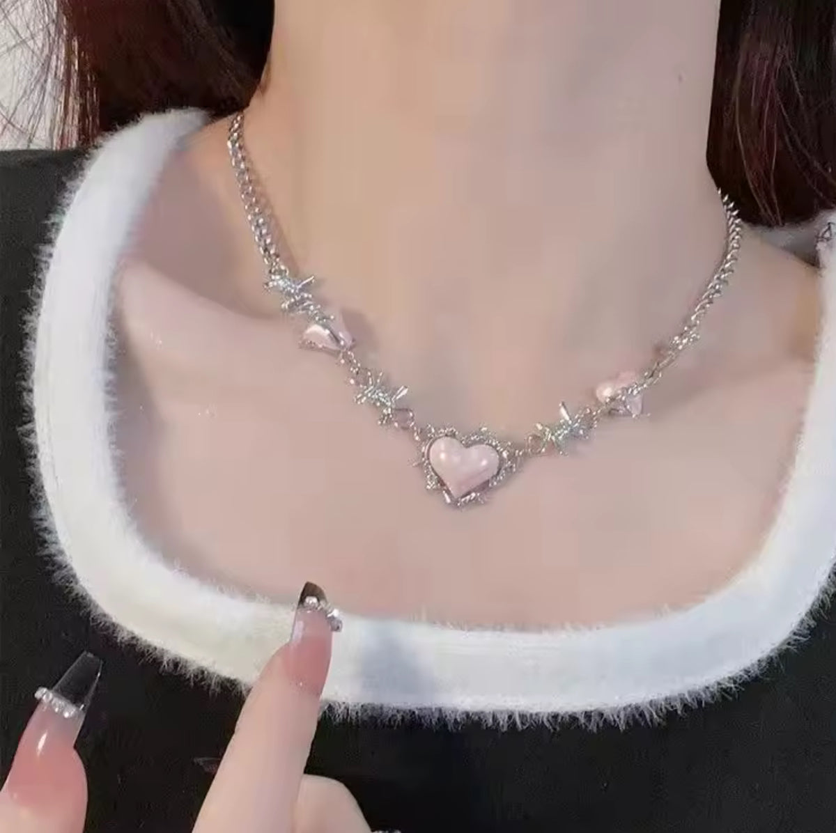 Collar Queen heart