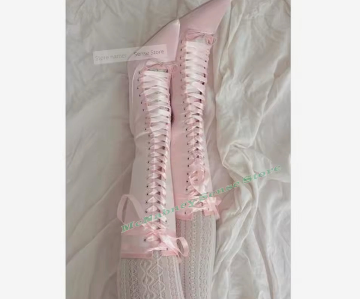 Botas barbie on castel