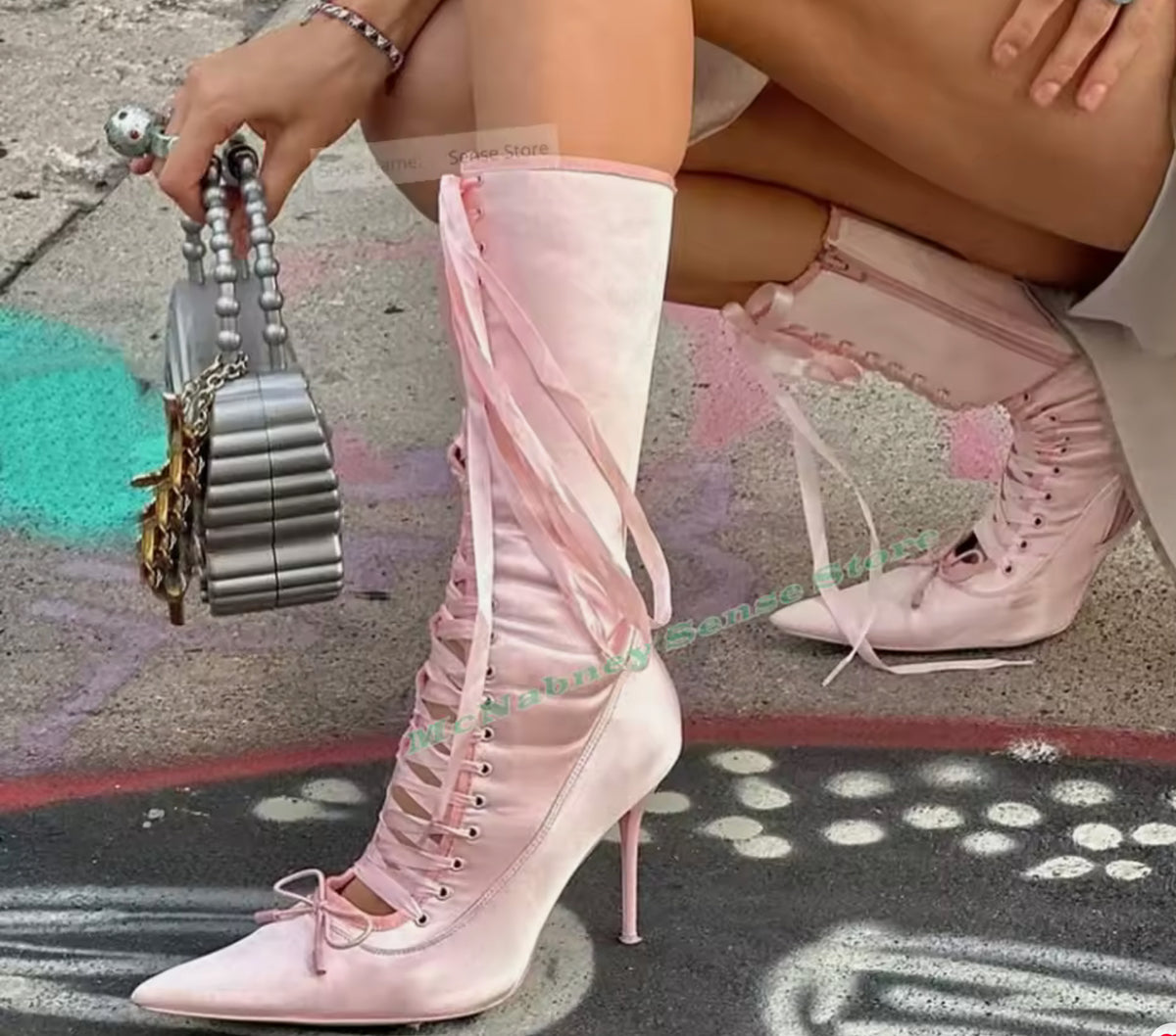 Botas barbie on castel