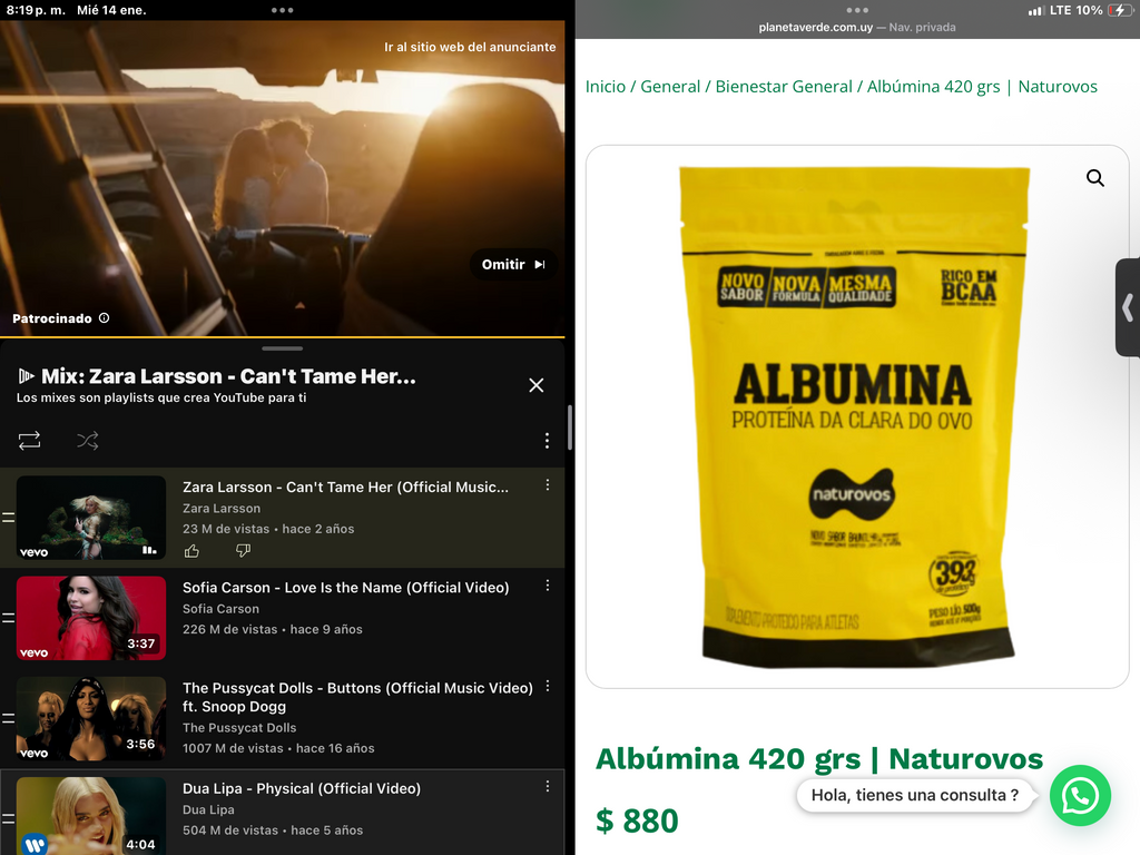 Albumina proteína de huevo