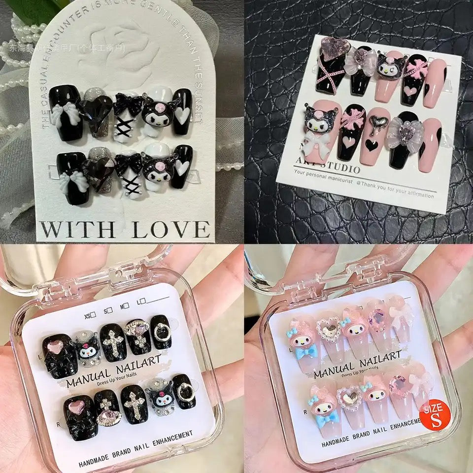 Uñas sanrio adhesivas